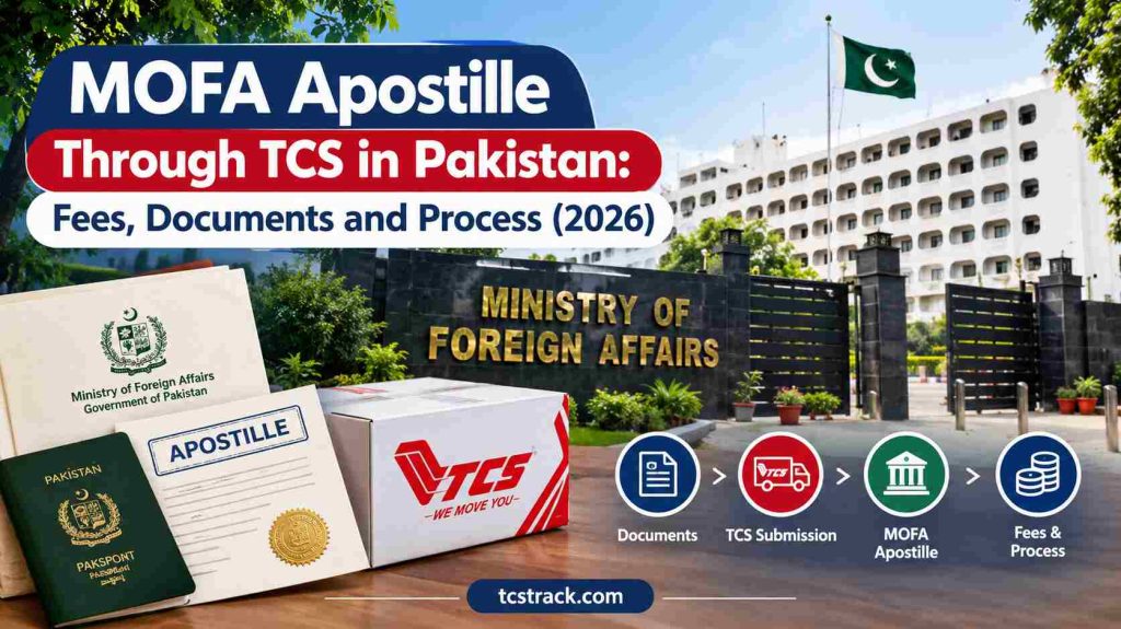 MOFA Apostille Through TCS in Pakistan