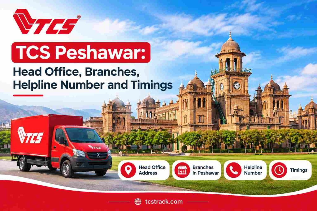 TCS Peshawar Head Office, Branches, Helpline Number and Timings